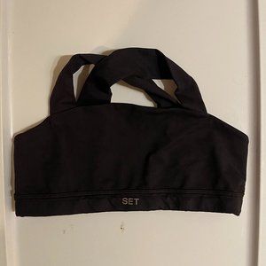 SET Active Crossback Bra - Navy